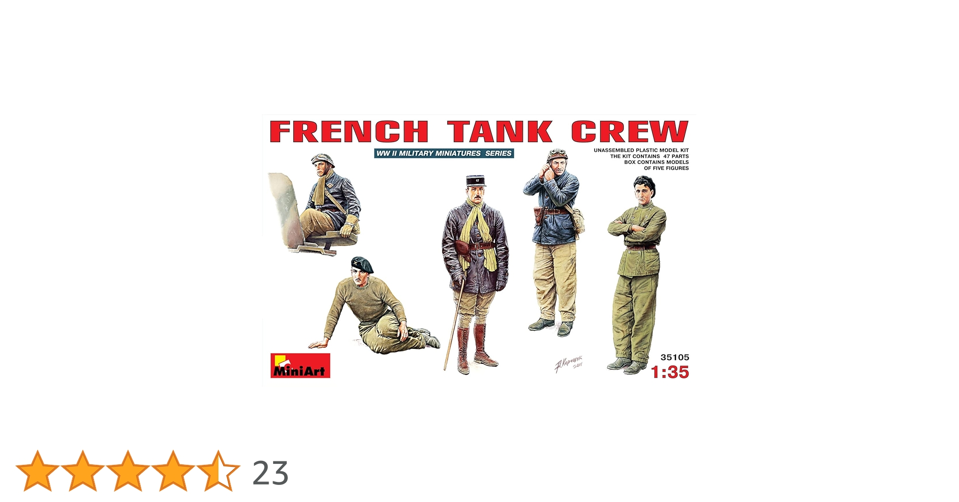 ミニアート 1/35 フランス戦車兵フィギュアセット 第二次世界大戦 5体入り MA35105 プラモデル tf8su2k Amazon | ミニアート 1/35 フランス戦車兵フィギュアセット 第二
