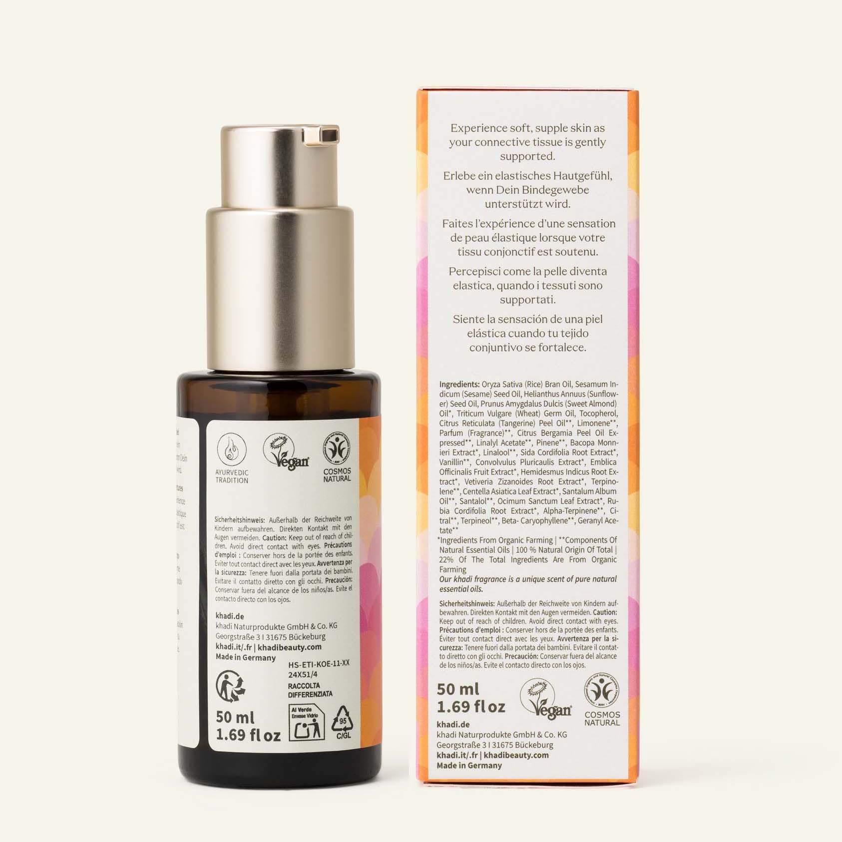 KHADI aceite elixir ayurveda centella do codziennego stosowania 50 ml
