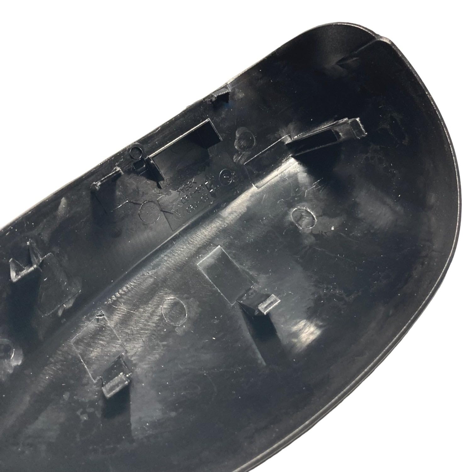 Cover per specchietto retrovisore nero esterno destro (lato passeggero) compatibile per Fiat Grande Punto, 500, Punto Evo, Abarth 500, 595, 695 735452185 735596887