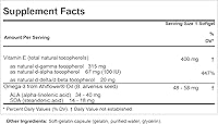 Vista 2 de ANDREW LESSMAN Vitamina E gamma 30 cápsulas blandas - 315 mg de tocoferol gamma, vitamina E protectora. Cuatro formas de tocoferoles naturales