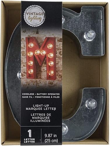 Vista 74 de Darice - Cartel de metal plateado con forma de letra Plata