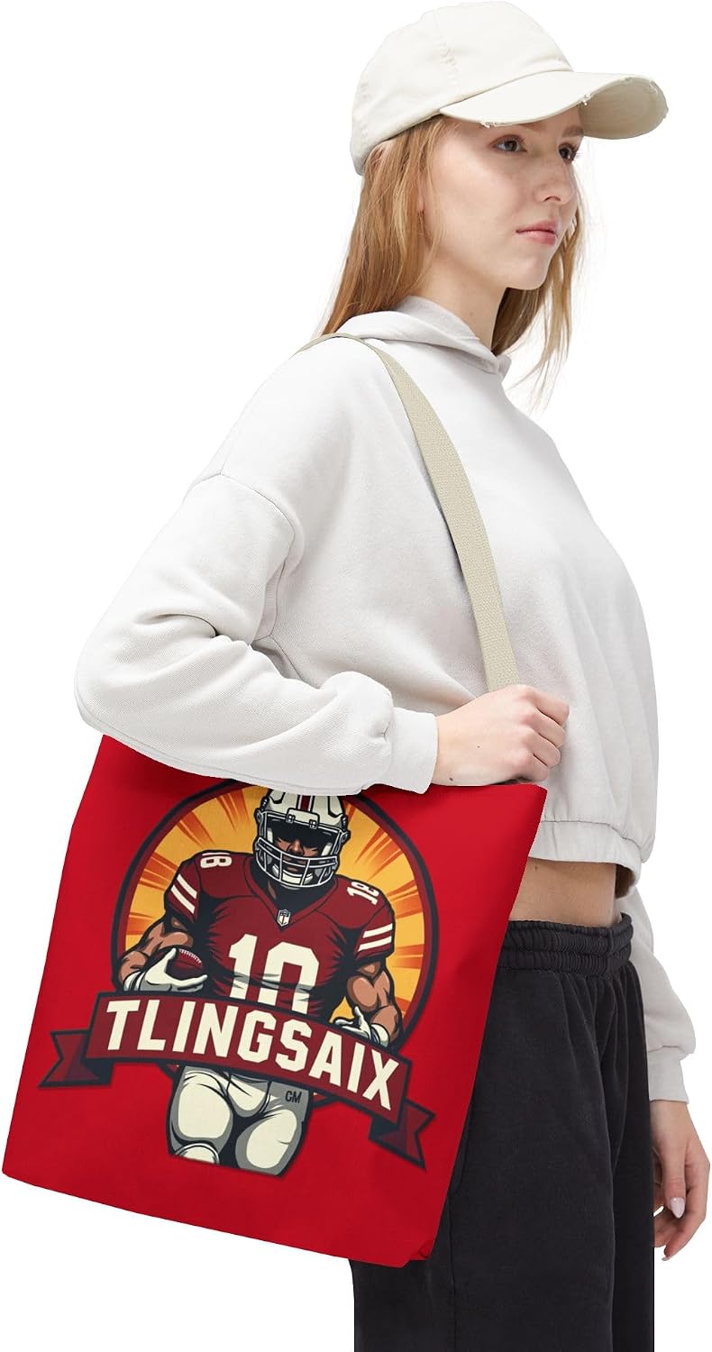 Bold Athletic Tote Bag - Perfect for Sports Fans, Gym, Shopping, Gifts, Sports Events