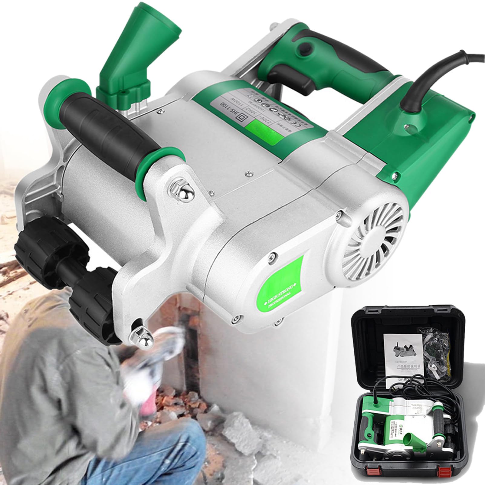 Electric Wall Groove Cutting Machine for Precise Grooving and Chasing, Ideal for Construction and Renovation Projects