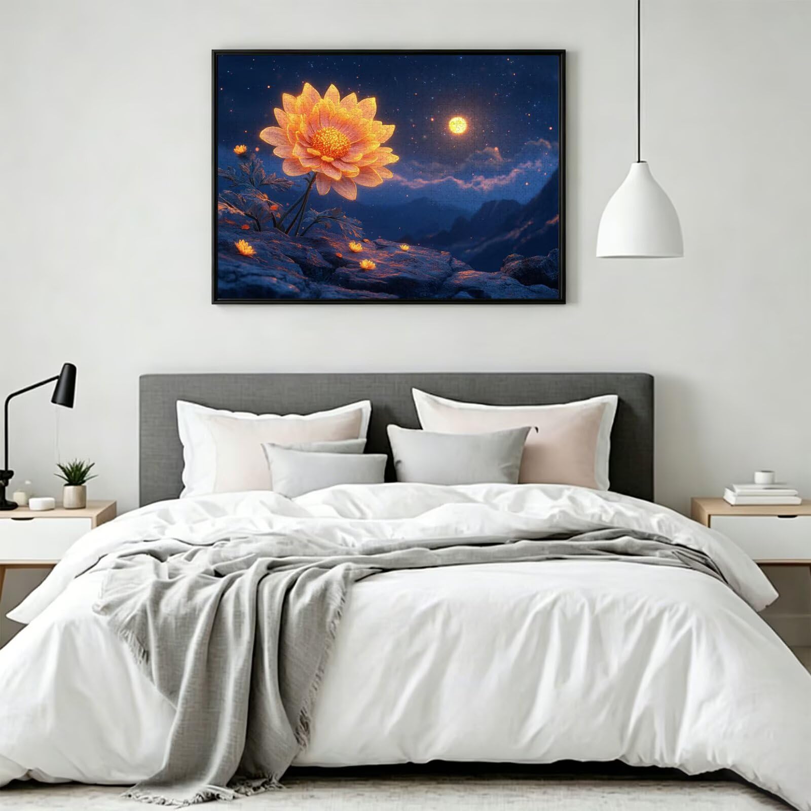 Puzzle 5000 elementów dla dorosłych, 3D, kwiaty, drewniane puzzle, N-320