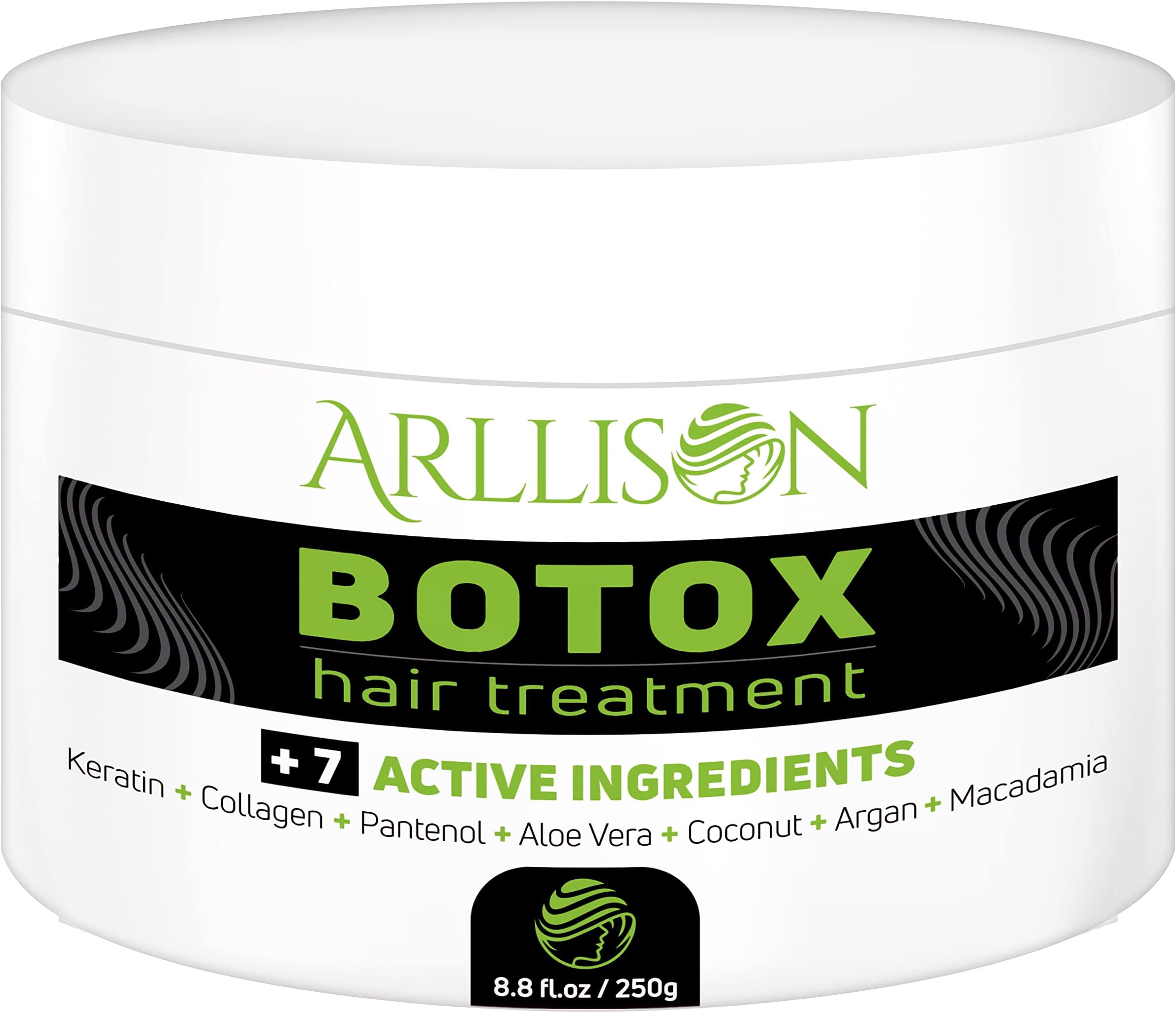 Botox Hair Treatment With Antifrizz, Soft Shiny Hair With Deep Hydration, Formaldehyde Free, Softens, Moisturizers, Adds Shine,volume control and hair smoothness,Brazilian 8.8 oz. /250g