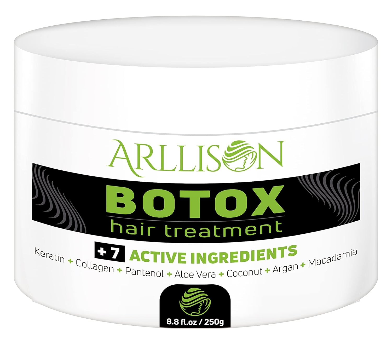 Collagen Hair Mask Keratin Treatment for Damaged Hair, Deep Conditioner for Dry Hair with Coconut and Argan Oil, Moisturizing and Hydrating Hair Mask for All Hair Types