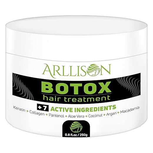Botox Hair Treatment With Antifrizz, Soft Shiny Hair With Deep Hydration, Formaldehyde Free, Softens, Moisturizers, Adds Shine,volume control and hair smoothness,Brazilian 8.8 oz. /250g