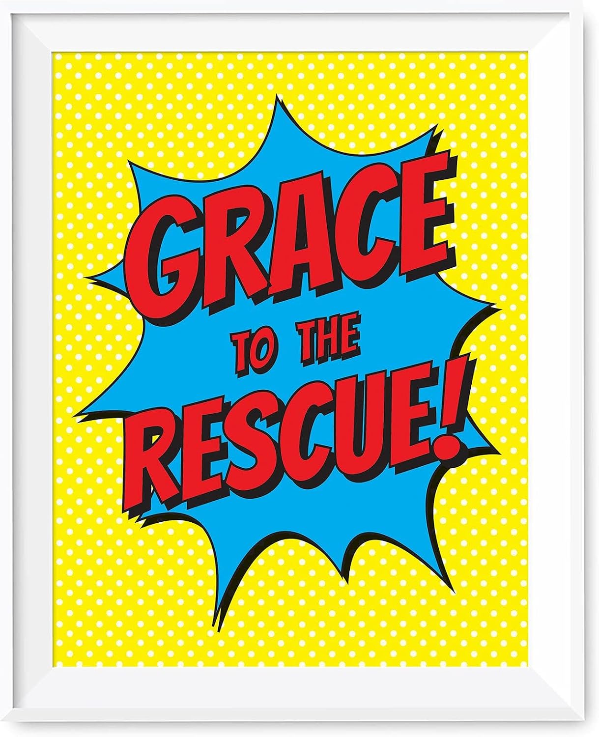 Amazon.com: Andaz Press Biblical Religious Wall Art, Superhero Pop Art ...