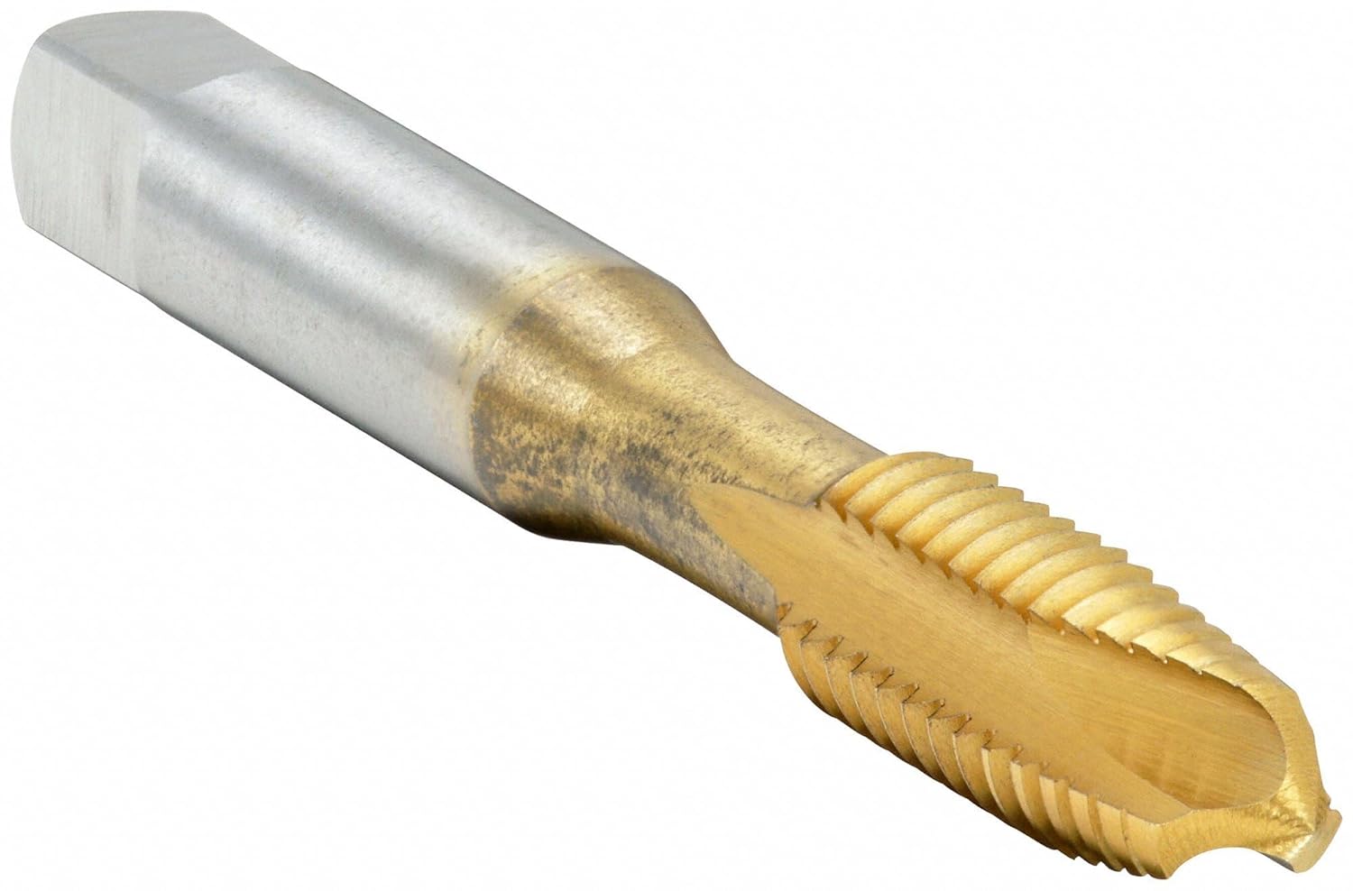 Greenfield Threading 330147 GT/VTD SPGP D5 3FL GP Plug Spiral Point Tap, TiN, M12 x 1.25 mm