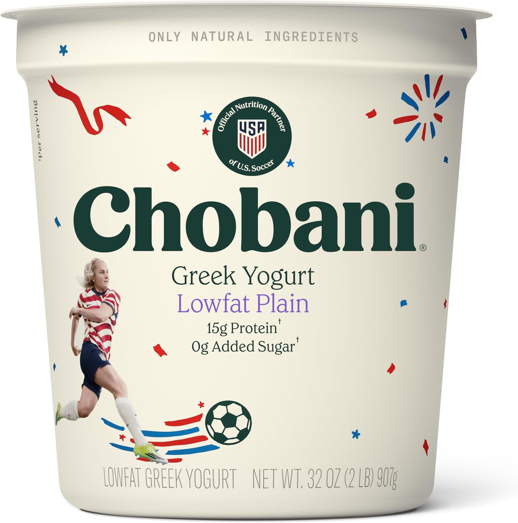 Low-Fat Plain Greek Yogurt 32oz