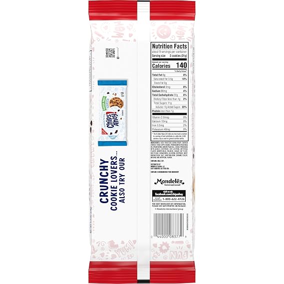 CHIPS AHOY! Chewy Gluten Free Fudgy Chocolate Chip Cookies, 9.75 oz
