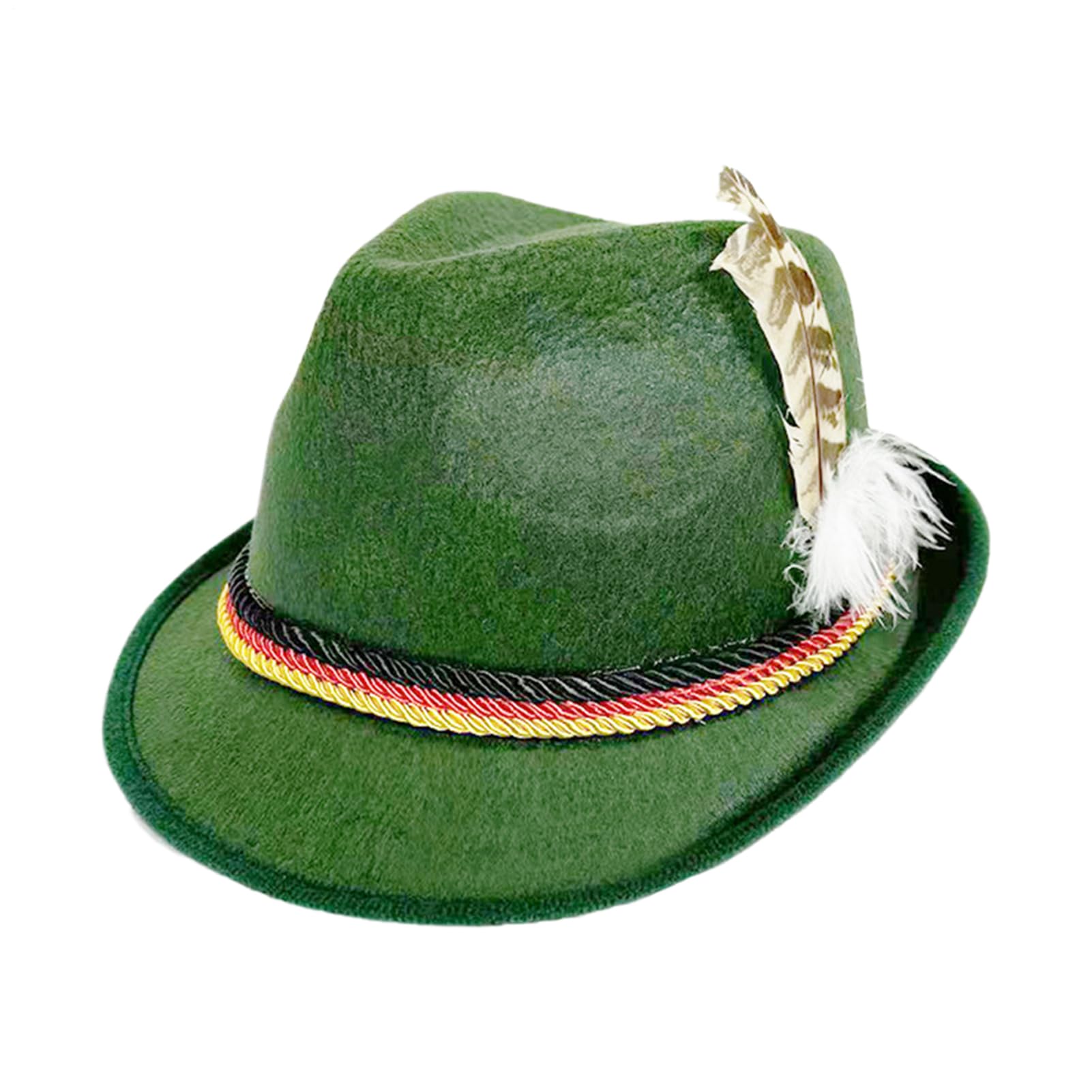 Yqooup Oktoberfest Hats for Women | Non-Woven Dress Up Headwear | German Alpine Hat - for Adults Party Halloween Cultural Event Beer Festival Holiday Celebration