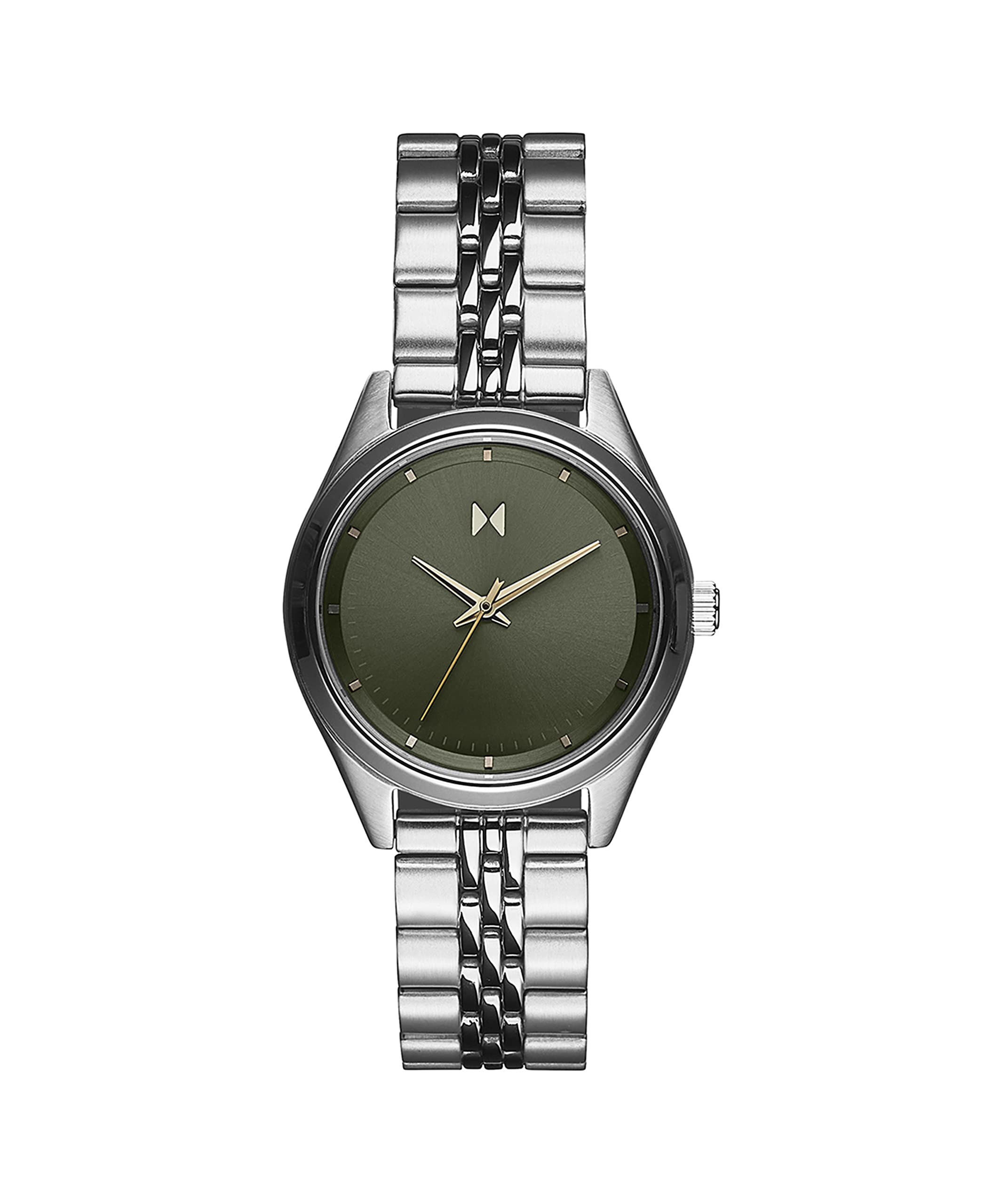 MVMT Stainless Steel Rise Mini Analog Green Dial Women Watch-28000195-D, Silver Band (B09X1BMPXJ) Amazon Price History, Amazon Price Tracker