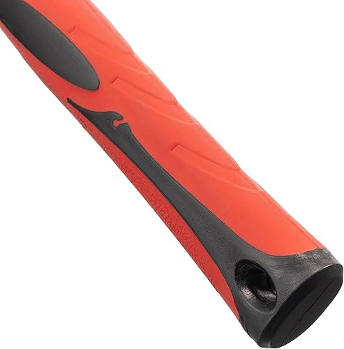 Miniatura 4 de INTERTOOL Martillo de trineo de 4 libras, martillo de perforacióngrieta pequeño, resistente con mango de fibra de vidrio antideslizante que absorbe