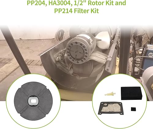 Miniatura 4 de PP204 HA3004 Kit de rotor de 12" y kit de filtro PP214 para Desa Master Reddy Sears Space Heaters Parts #70-022-0100