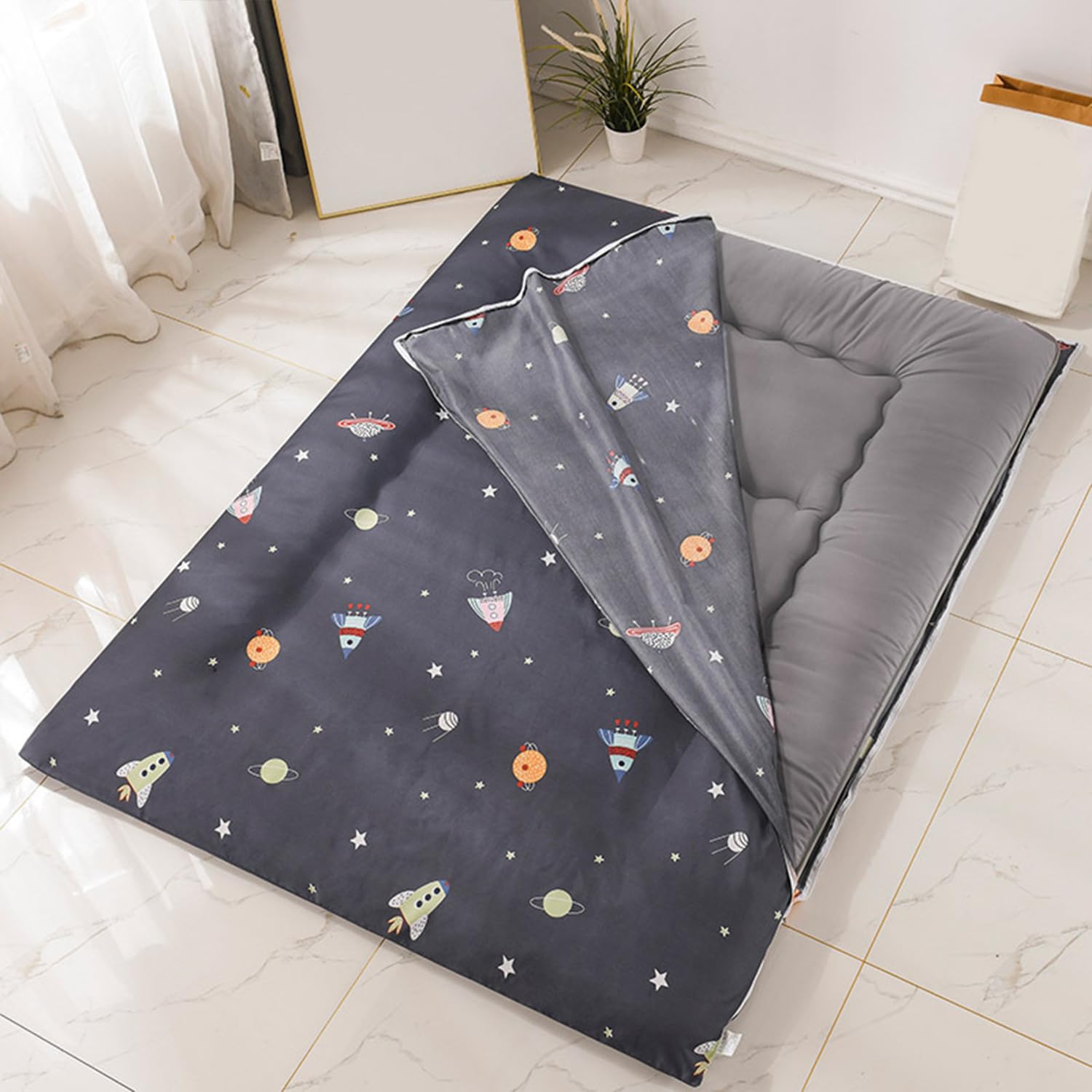 Dark Blue,70 * 200CM,Couverture De Futon À Fermeture Éclairée