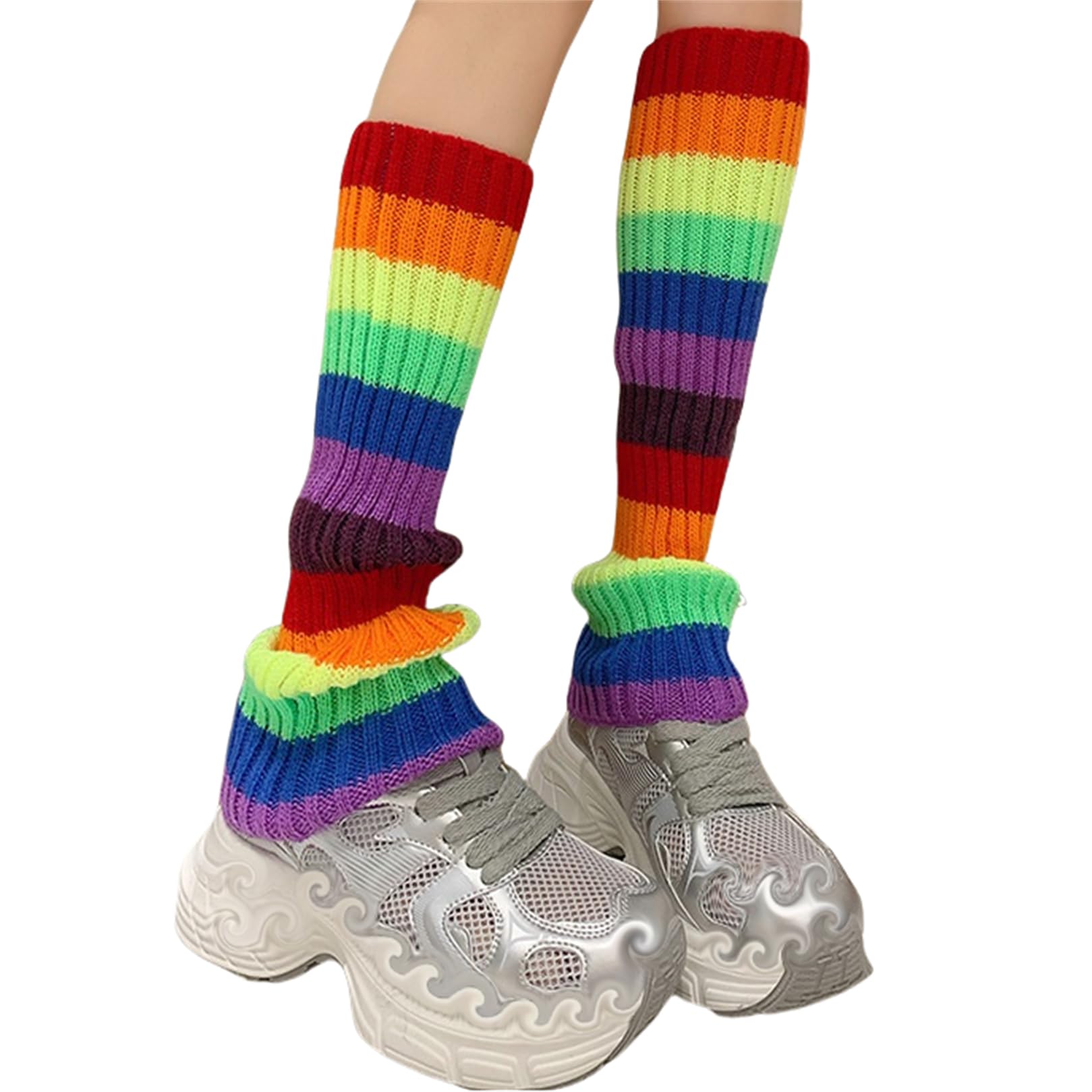 Goth Leg Warmers Women Japanese Gothic Y2k Harajuku Grunge Emo Punk 80s