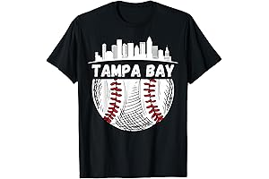 Vintage Tampa Bay Baseball Skyline T-Shirt
