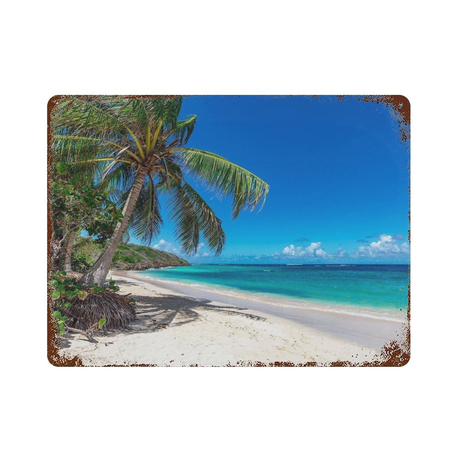 xiaoxiaoshen Real Photo The Bahamas Decor Wall Decor Art Metal Tin Poster Modern Home Decor Art Home Bar Shop Decorations Vintage Sign 30x40cm