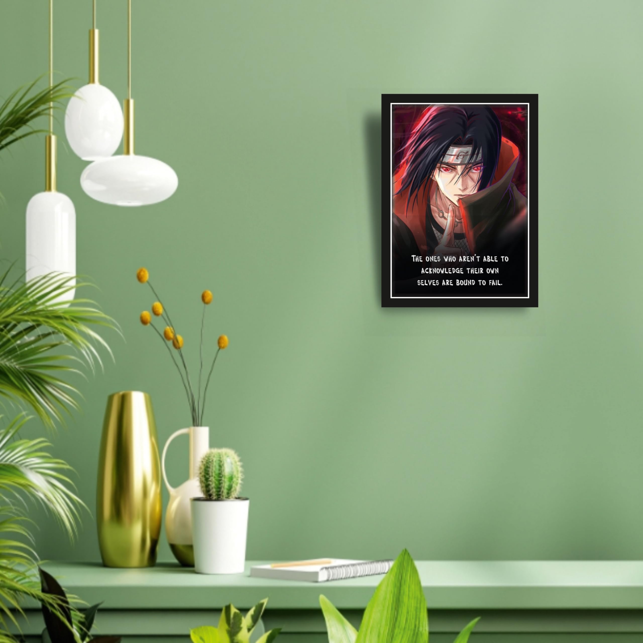 Itachi Uchiha Acknowledge Self Quote Photo Frame – 9.25 x 12.8 inch – view 2