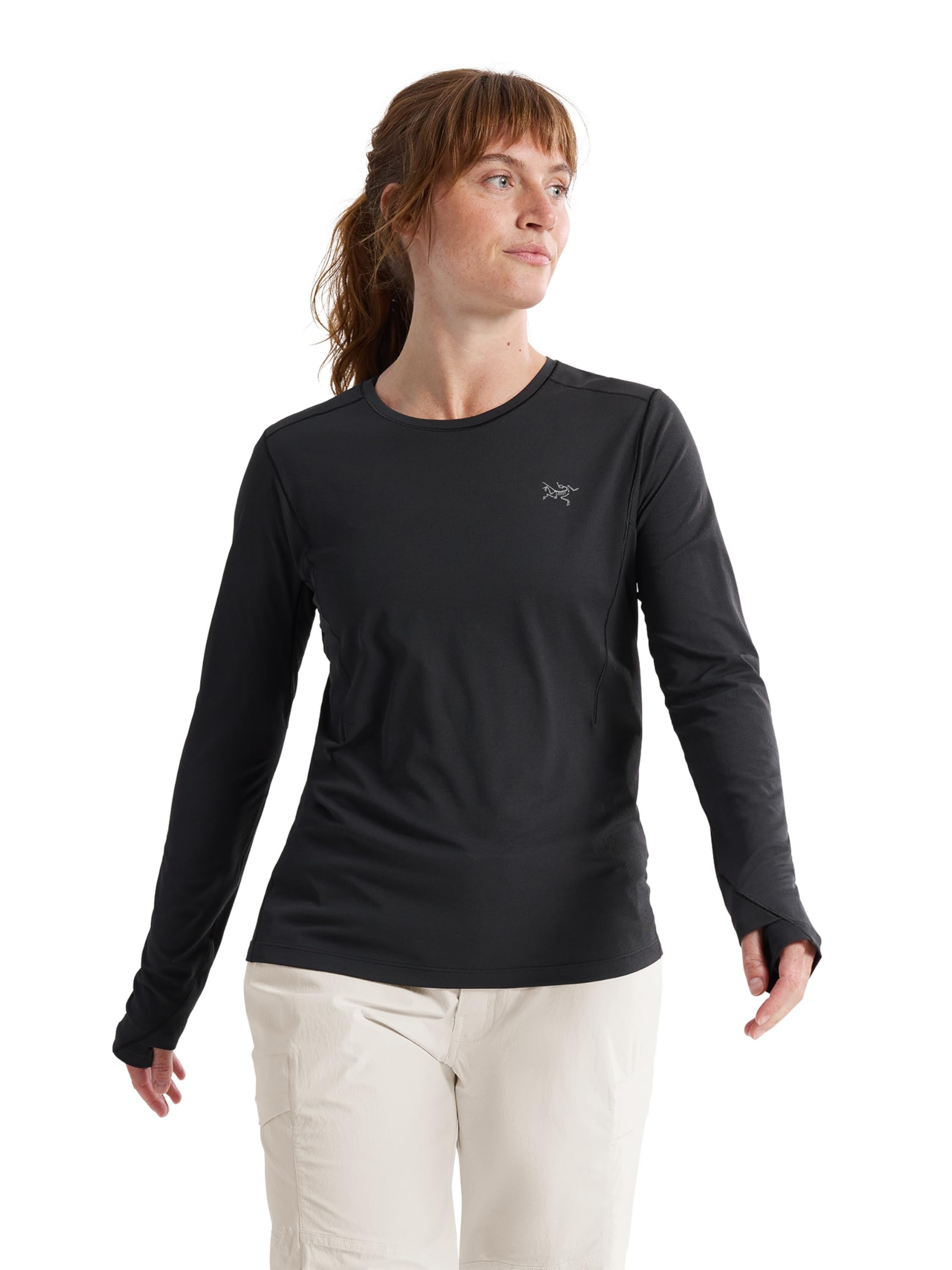 Amazon.com: Arc'teryx Sunna Crew Shirt LS Women's, Black, X-Small