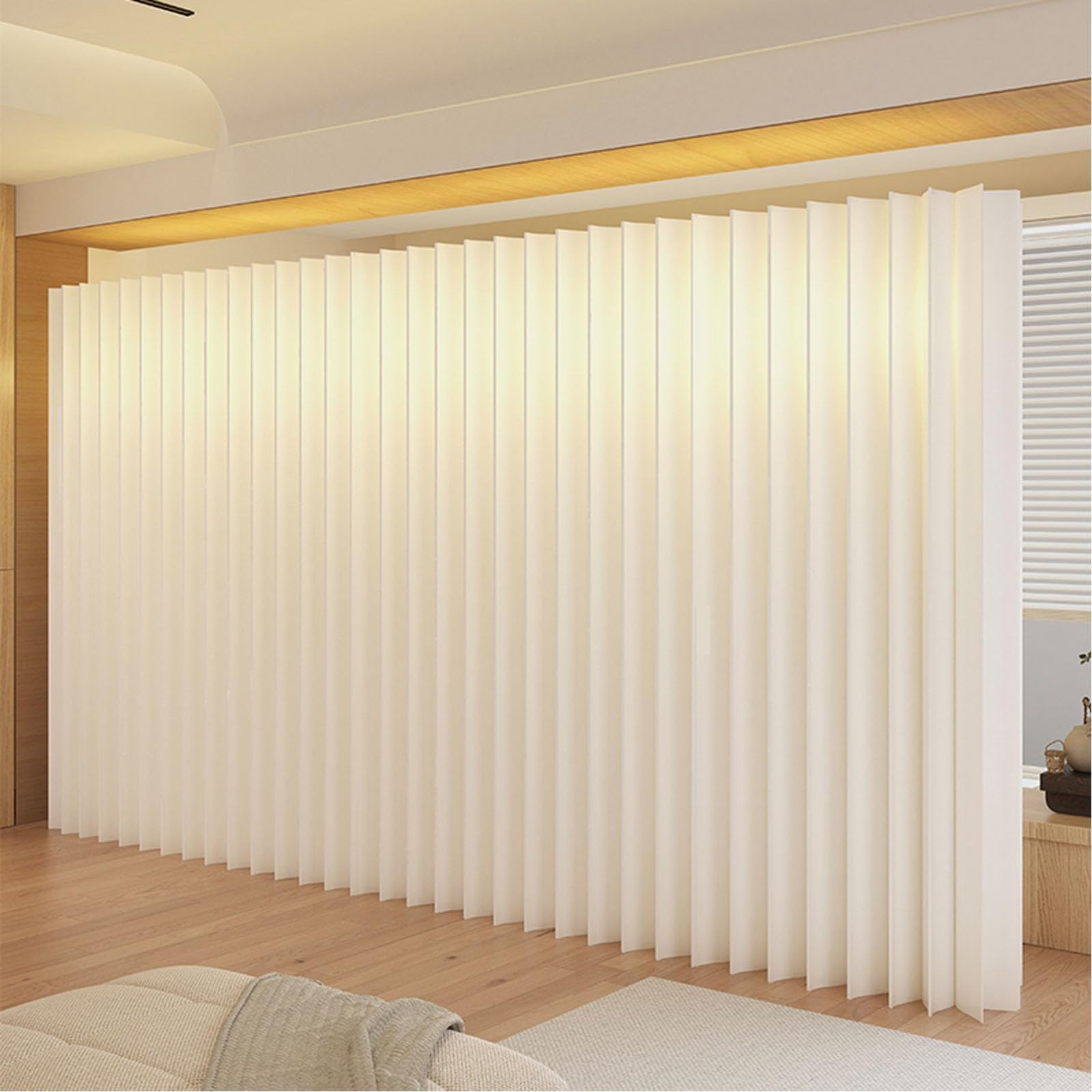 Paravent À LED, Partition En Papier, Paravent Pliable Et Rétractable Pour Séparation D'espaces, Paravents Portables, Écrans De Confidentialité Pliants En Papier, Écrans Créatifs De Confidentialité Pou