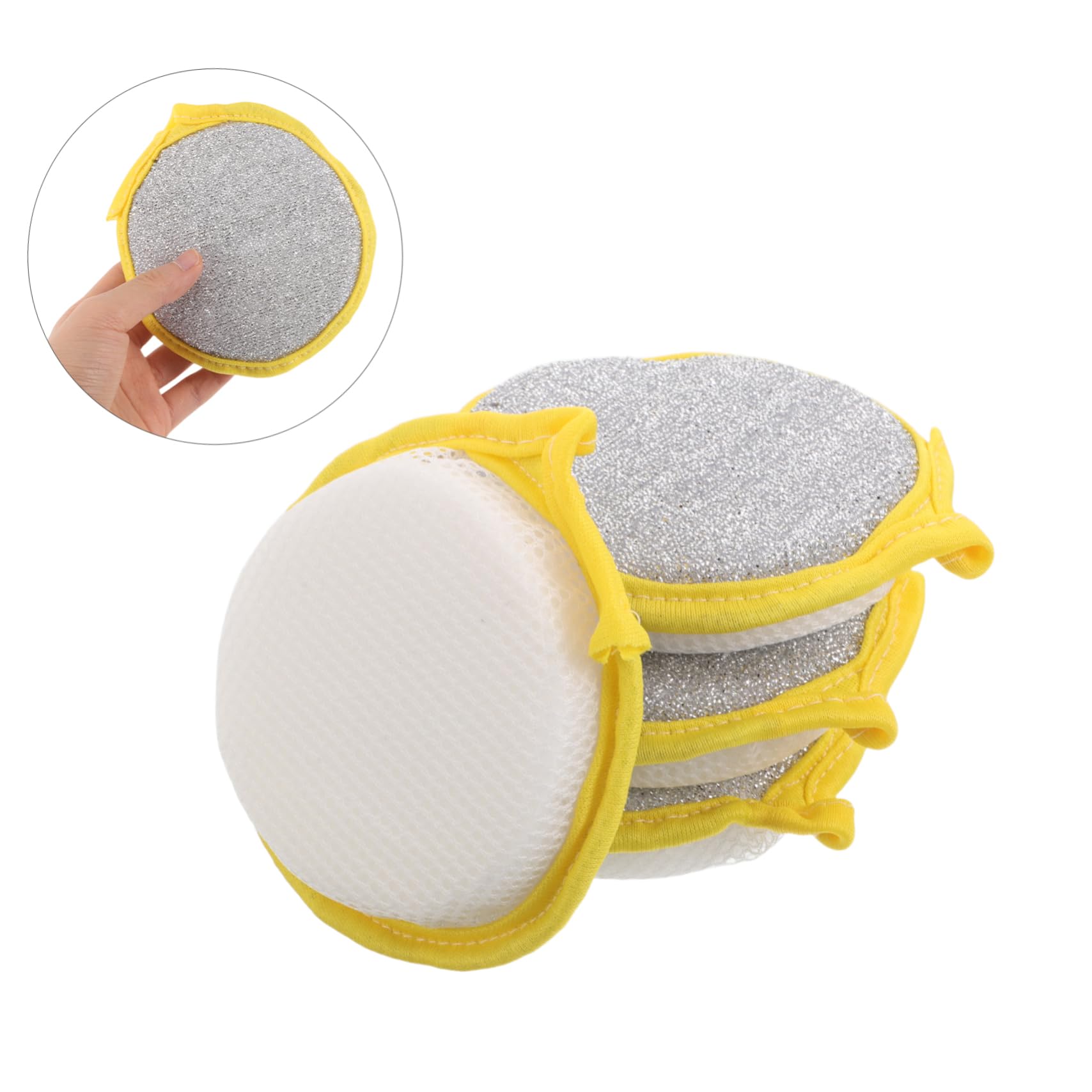 Esponjas de Cocina Resistentes y Multiusos para Fregar Platos Set de 30 Estructura Doble Cara y Orificio para Colgar para Limpieza del Hogar