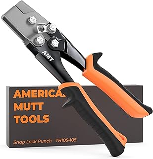 AMERICAN MUTT TOOLS Snap Lock Punch – Gutter End Cap Crimper Tool – Snap Lock Tool for Sheet Metal, Vinyl Siding and Aluminum – Gutter Installation Tools, Vinyl Siding Tools, Gutter Crimping Tool