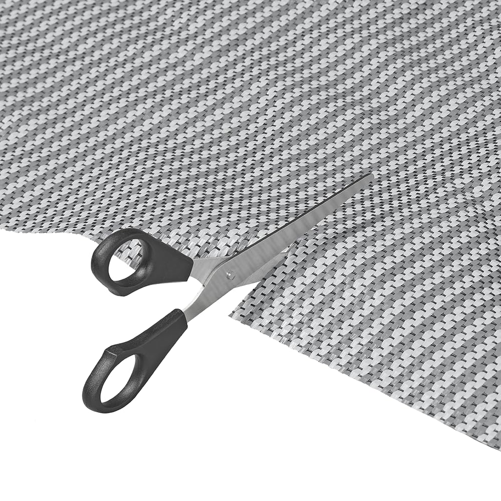 Campout Zeltteppich – 3,00 x 4,00 m – Vorzeltteppich - Zeltteppich für Wohnwagen – Zeltboden – beidseitig verwendbar – schimmelresistent – Robustes Material – UV-beständig – Größe anpassbar – Grau