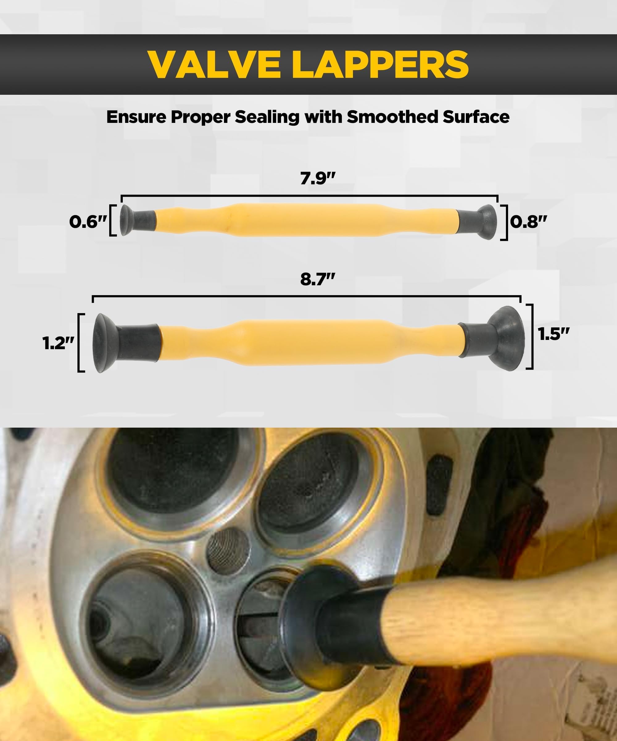 QZQUFJ 12 Pièces Compressiometre Essence Compresseur Ressort Amortisseur, Universel Leve Soupape Compresseur de Ressort, Acier Carbone Compresseur de Ressort de Soupape, pour ATV, Auto, Moto