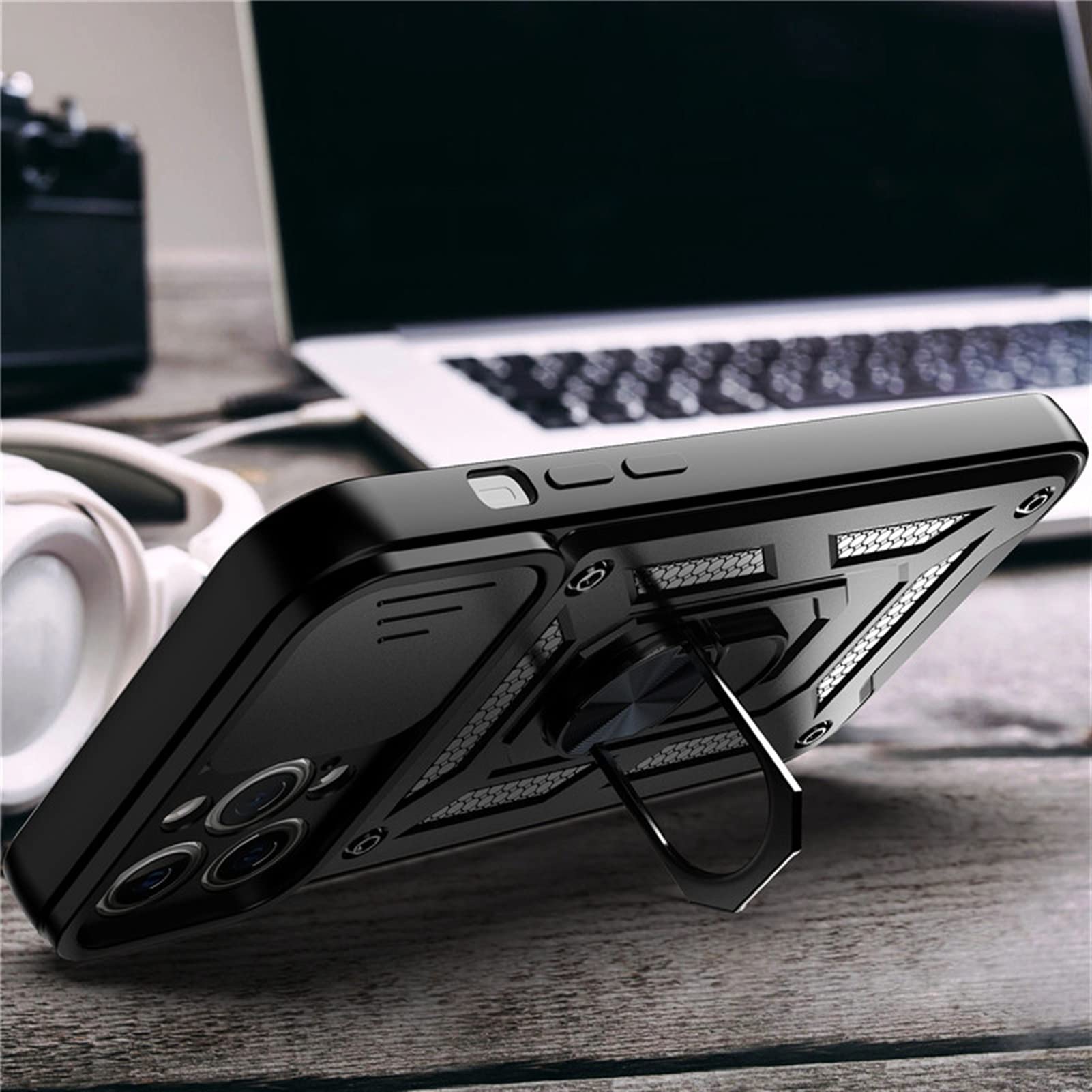 LTLGHYL Custodia Per IPhone 13/13 Pro/13 Pro Max, Antiurto Con Retro Rigido In PC - Foto 12