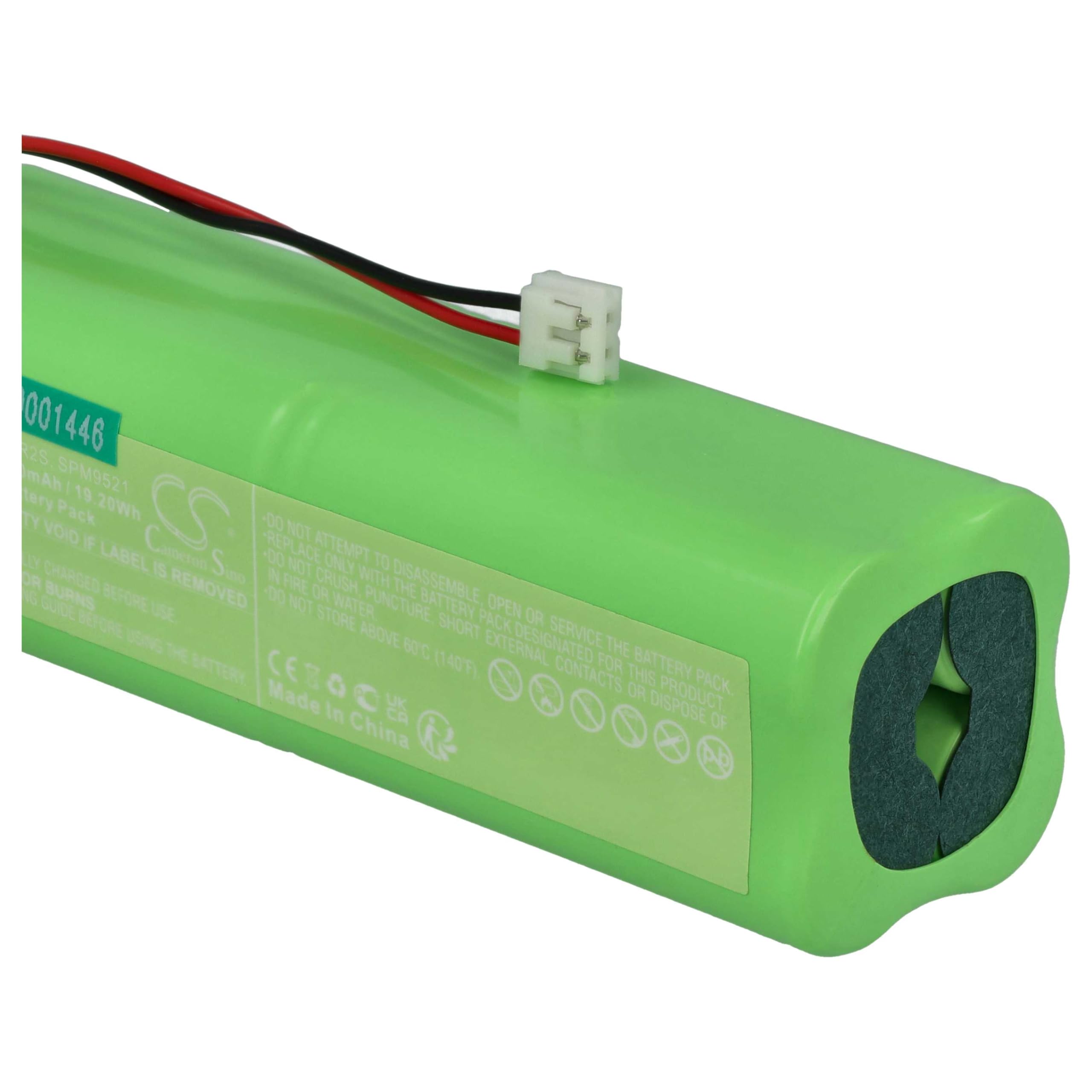 vhbw batteria compatibile con Spektrum Older DX6, DX7 controller per drone, telecomando (2000mAh, 9,6V, NiMH)