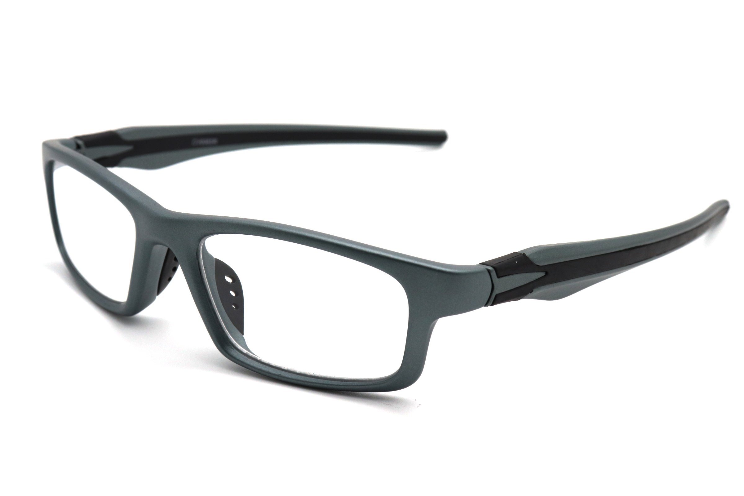 ColorViper Sports Double Injection Readers Flexie Reading Glasses (MATTE GUNMETAL BLACK, 2.75)