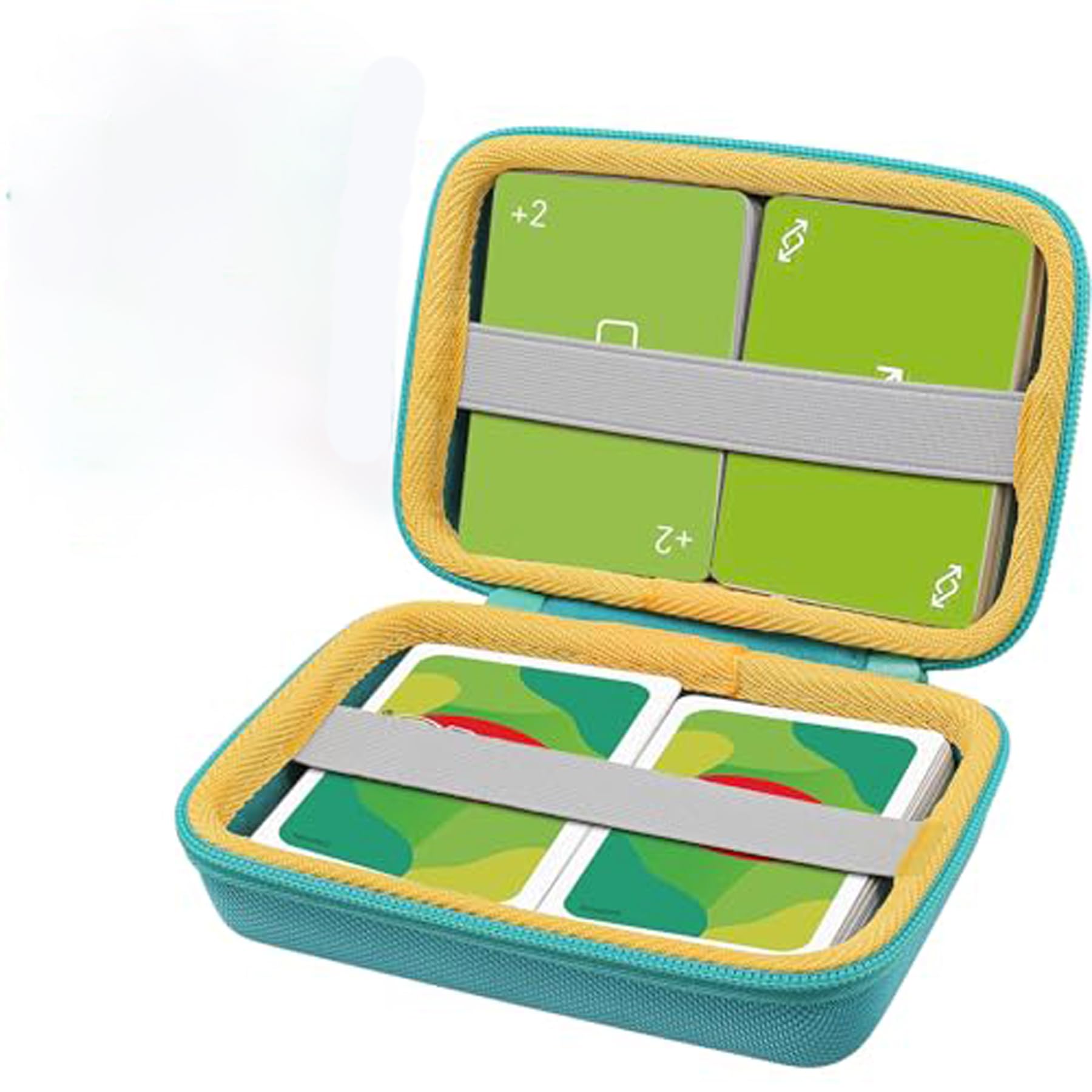 Aenllosi for Uno Card Games Protective Storage Case, Accommodate at Least 216, up to 324, Not Including Cards (Light Green, Case Only)
