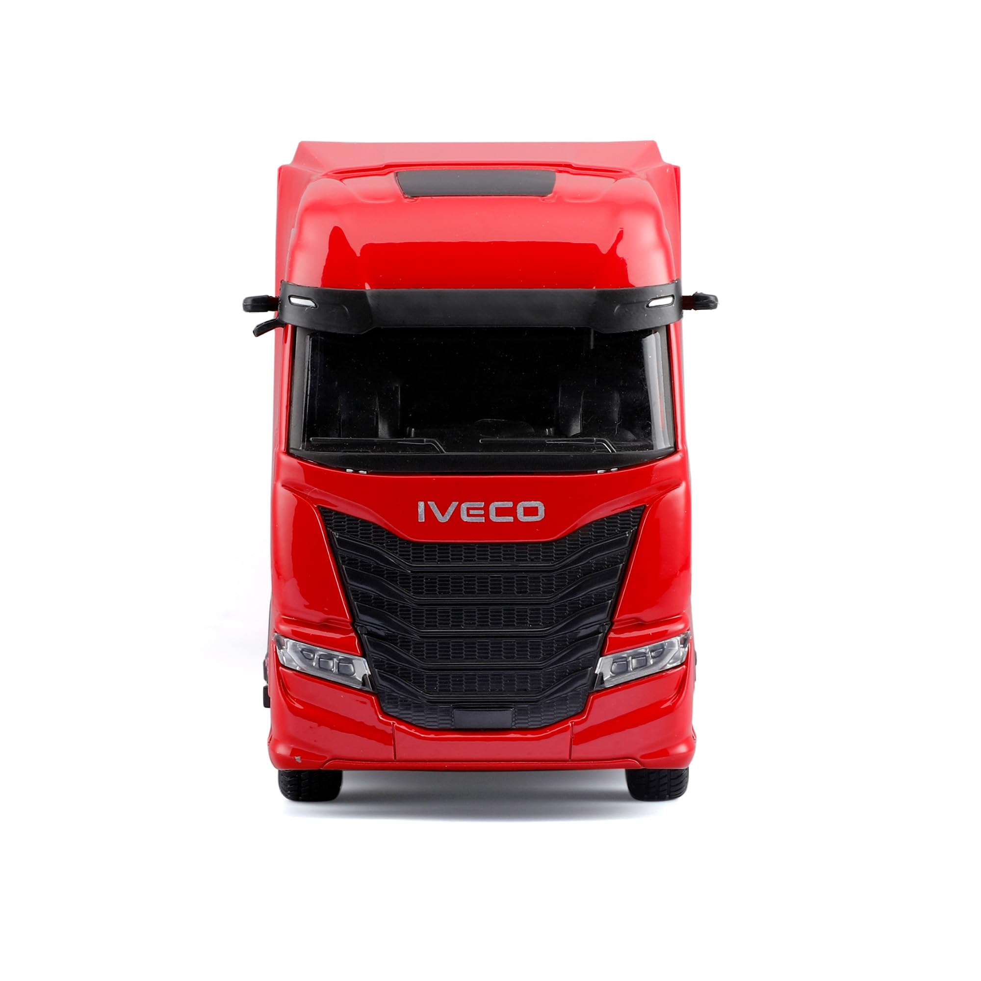 BBURAGO Iveco S-Way 570 Racing con Ferrari SF-24#16 Leclerc, Set Diecast in Scala 1:43, Bisarca Dettagliata con Auto F1, Licenze Ufficiali Ferrari e Iveco, Età Consigliata 3+ Anni