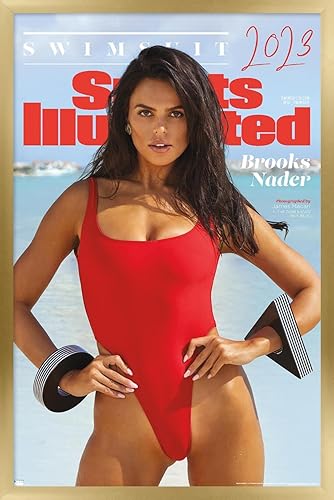 Trends International Sports Illustrated Swimsuit Edition - Books Nader Cover 23 - Póster de pared, 34 pulgadas de largo x 22.4 pulgadas, versión