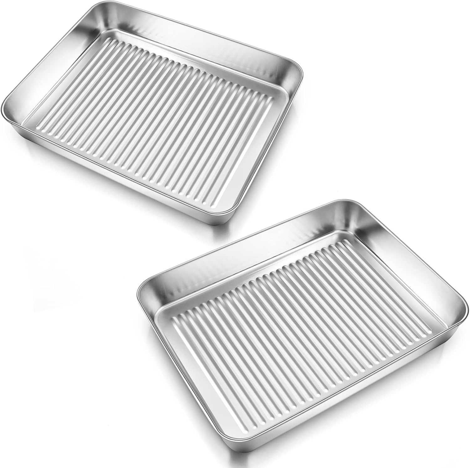 9.3 Inch Mini Toaster Oven Tray Set of 2, P&P CHEF