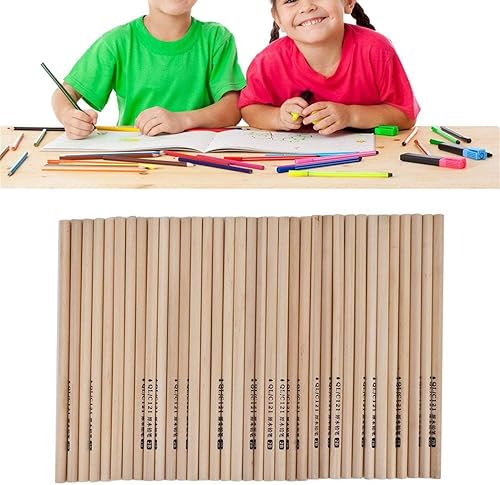 Miniatura 2 de 50 lápices HB 2B paquete de lápices hexagonales de madera natural lápices de grafito con carcasa de madera a granel suministros de oficina y escuela