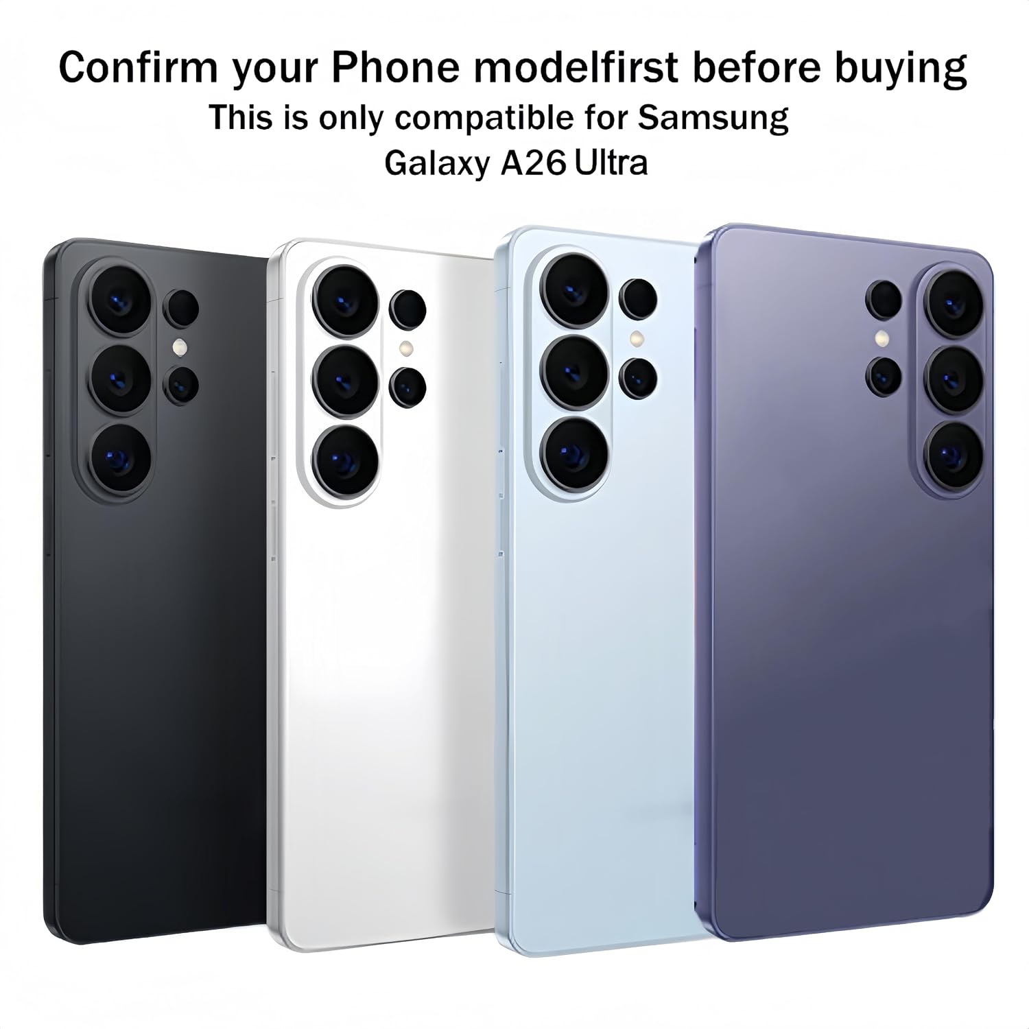 Galaxy S26 Ultra Back Glass Replacement for Samsung Galaxy S26 Ultra Rear Back Cover Glass Waterproof and Camera Lens+Professional Repair Tool Kit S948U (Cobalt Violet)