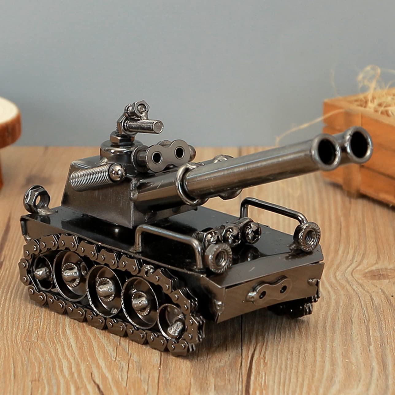 Amazon.co.jp: 鉄製アート戦車模型フィギュア ファンへの