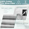 Grounding Sheets Full Size, Grounding Bed Sheets with Grounding Wire,10% Pure Silver, 54 * 75 * 14 in, Grounding Fitted Sheets for Improved Sleep & Wellness (Full)