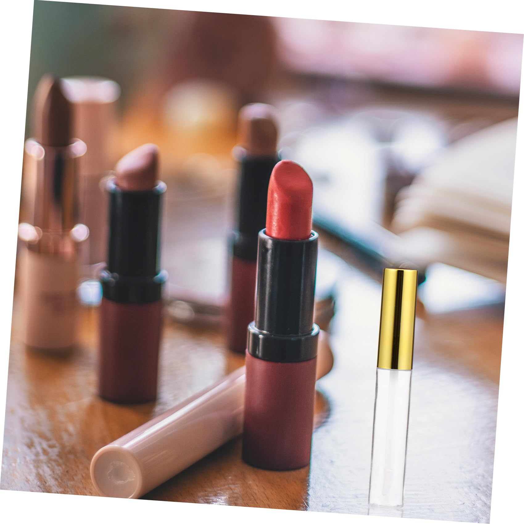 PACKOVE 36 Stück 10ml Lipgloss Tuben aus Kunststoff Leer und Nachfüllbar Tragbar für Lip Oil und Lipgloss für Make Up Projekte