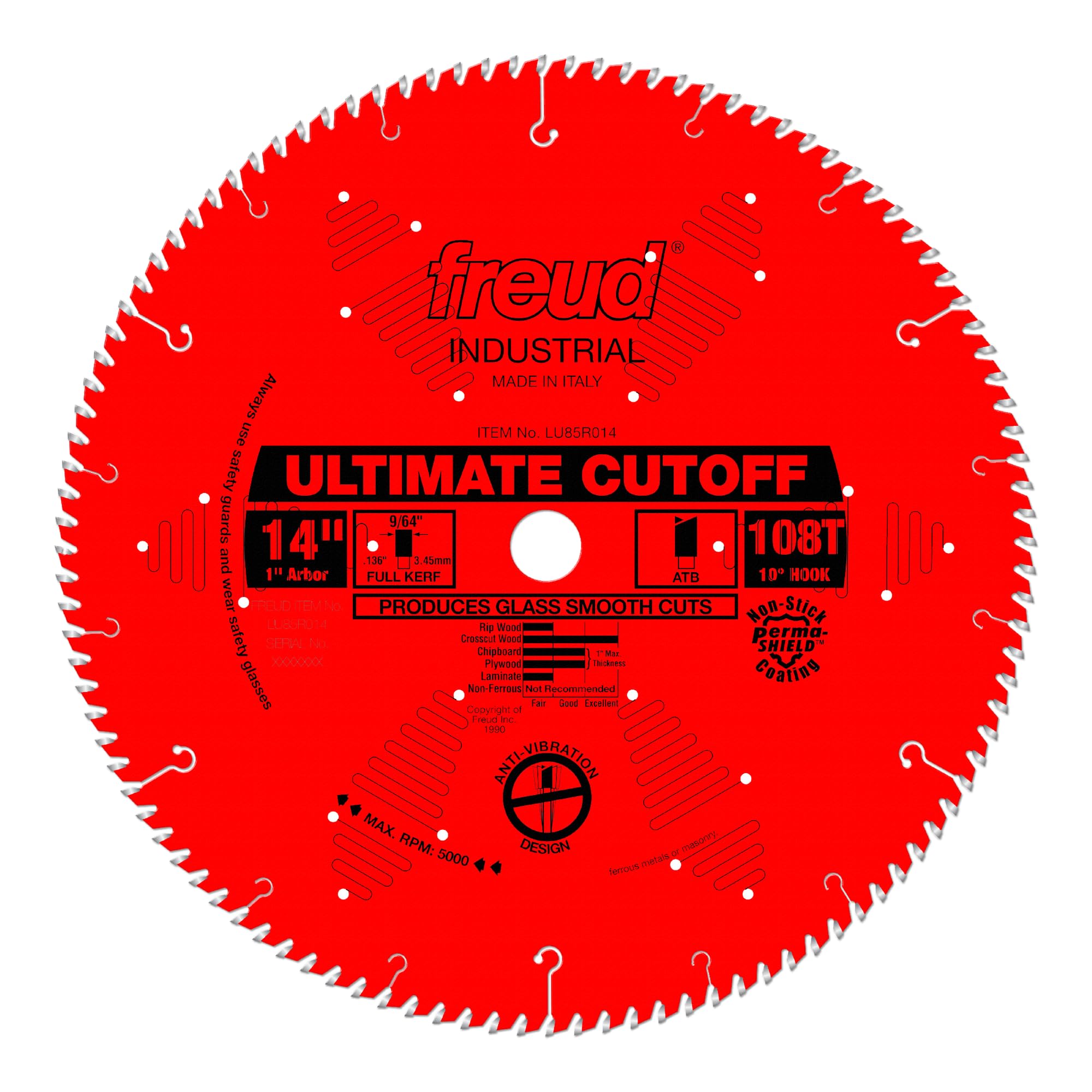 Freud 14 108T Ultimate Cut-Off Blade LU85R014