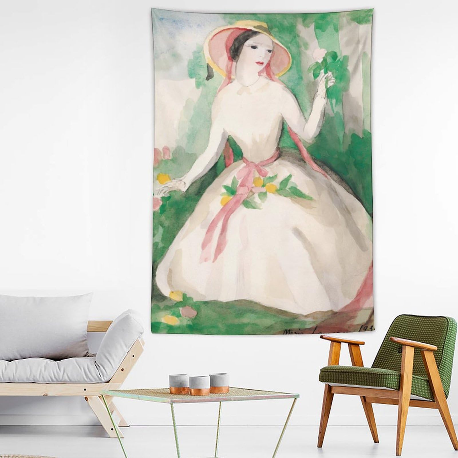 Amazon.co.jp: マリー・ローランサン「椿姫・9」絵画壁のアート