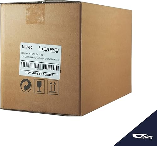 Miniatura 9 de Spieg NI1321271 Reemplazo del espejo lateral del pasajero para Nissan Rogue 2014-2016 Luz de señal de giro de vidrio calefactable ajustable con