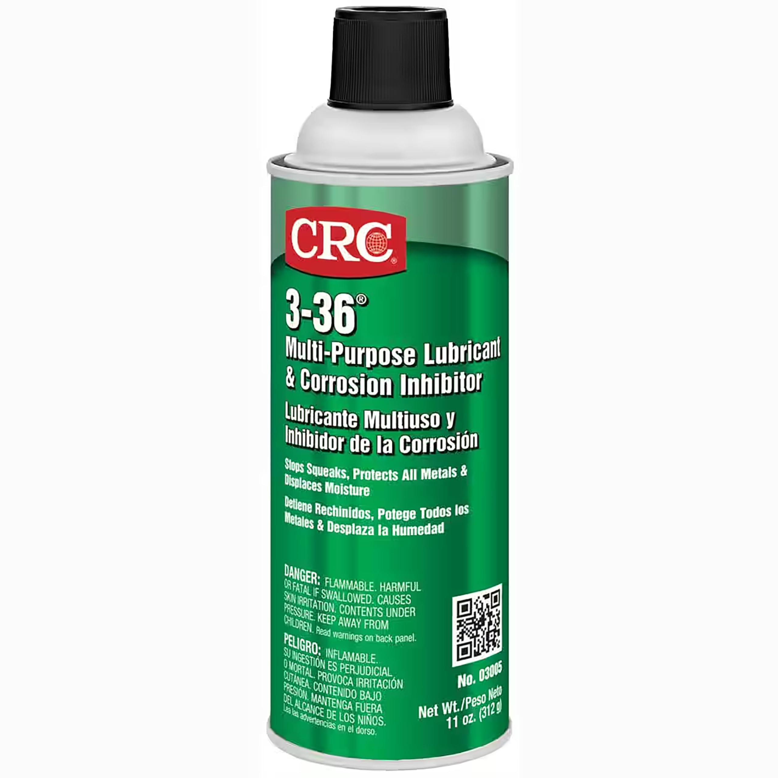 3-36 Multipurpose Lubricant & Corrosion Inhibitor 03005 – 11 Wt Oz., Corrosion Protectant Spray w/ Petroleum Base for Metal Equipment