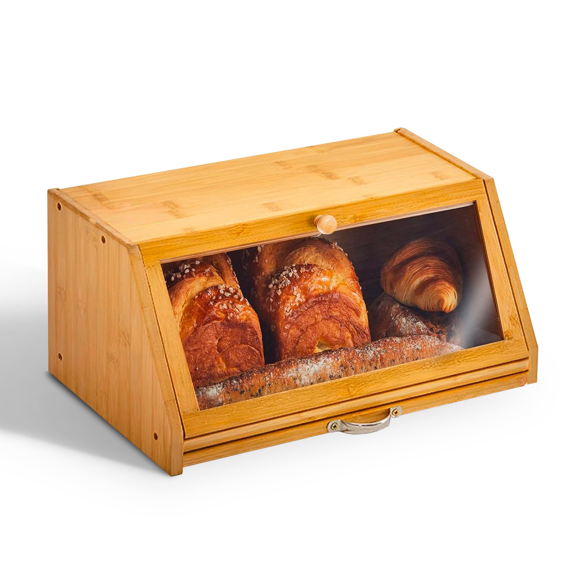 Boîte à pain en bambou pour conserver vos baguettes en cuisine