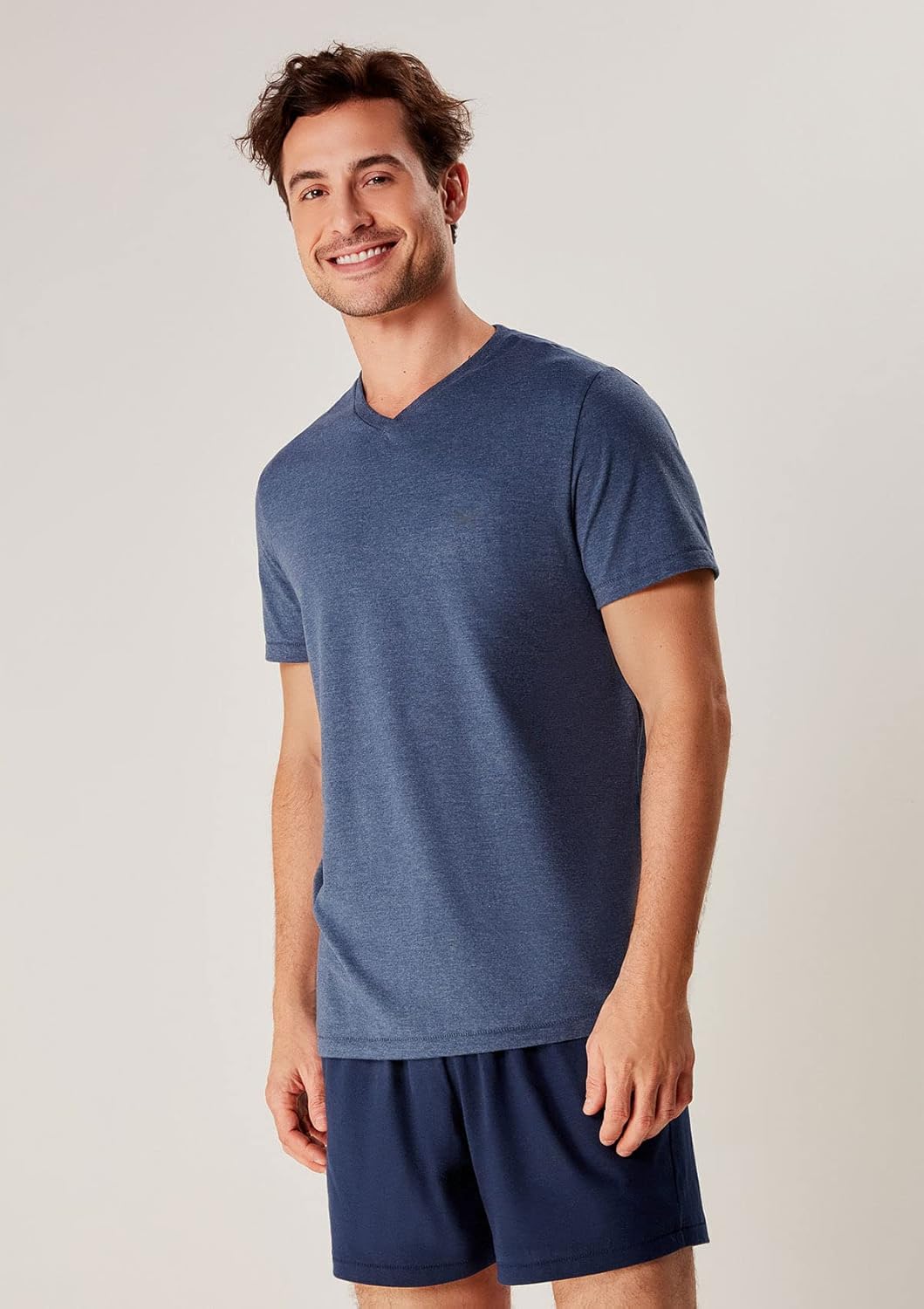 Pijama Masculino Curto Em Malha Azul Marinho P em promoção! Veja a oferta e mais achadinhos de Moda íntima 3 Hoje é o melhor dia para comprar Pijama Masculino Curto Em Malha Azul Marinho P com aquele preço maroto! Promoção! Aproveite a oferta! 3