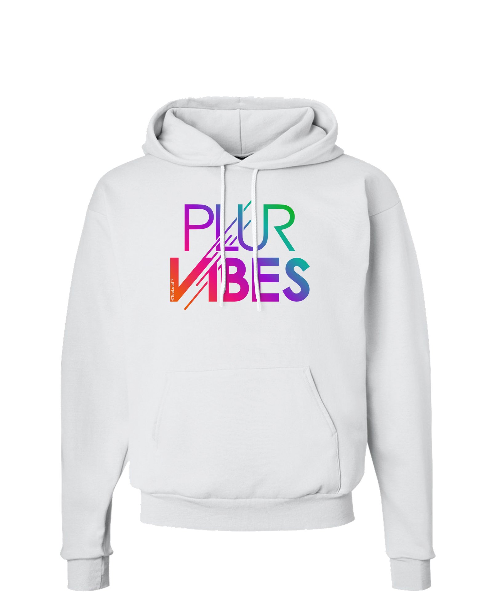 TooLoud Plur Vibes Hoodie Sweatshirt