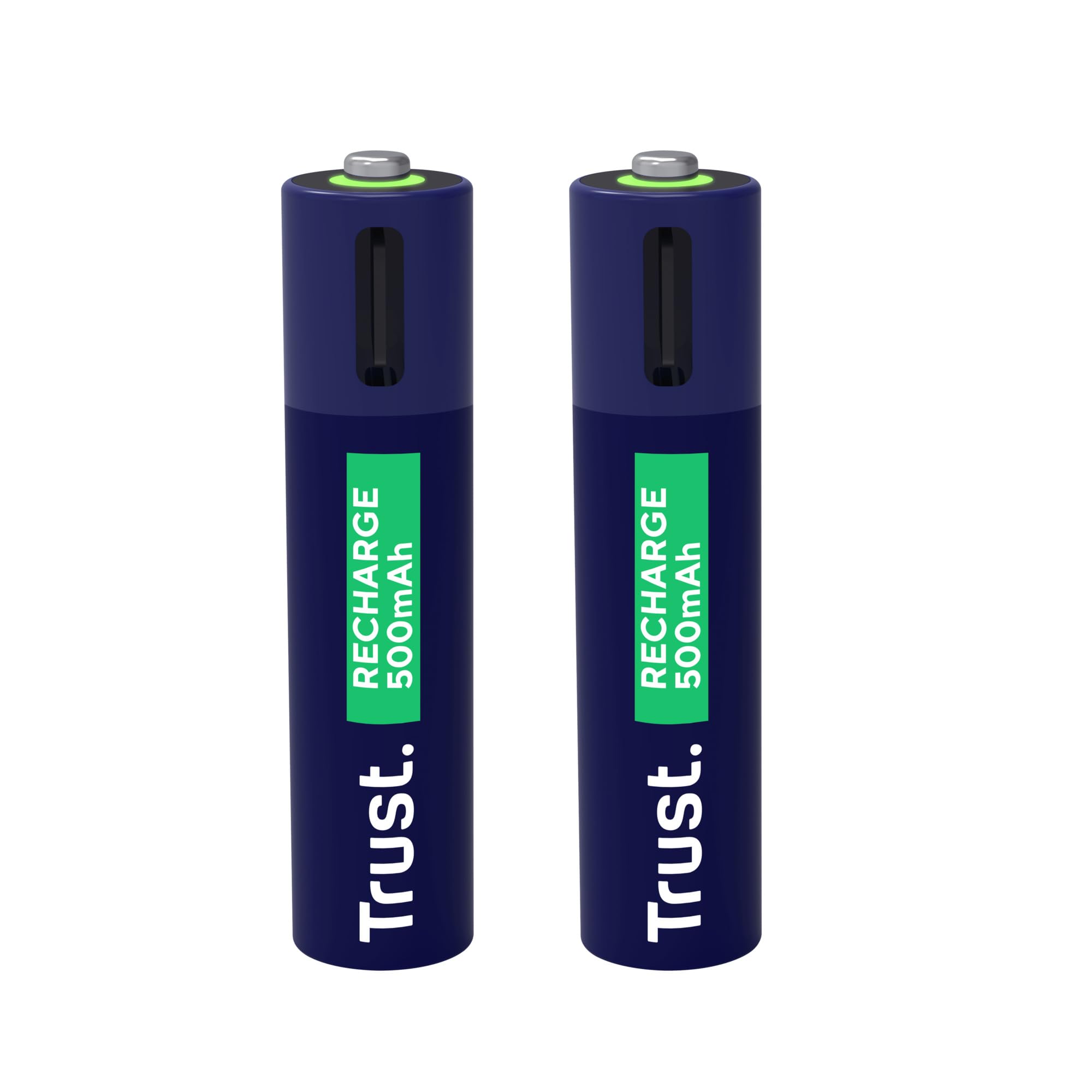 Pack de 2 Pilas AAA Trust 25585/ Recargables